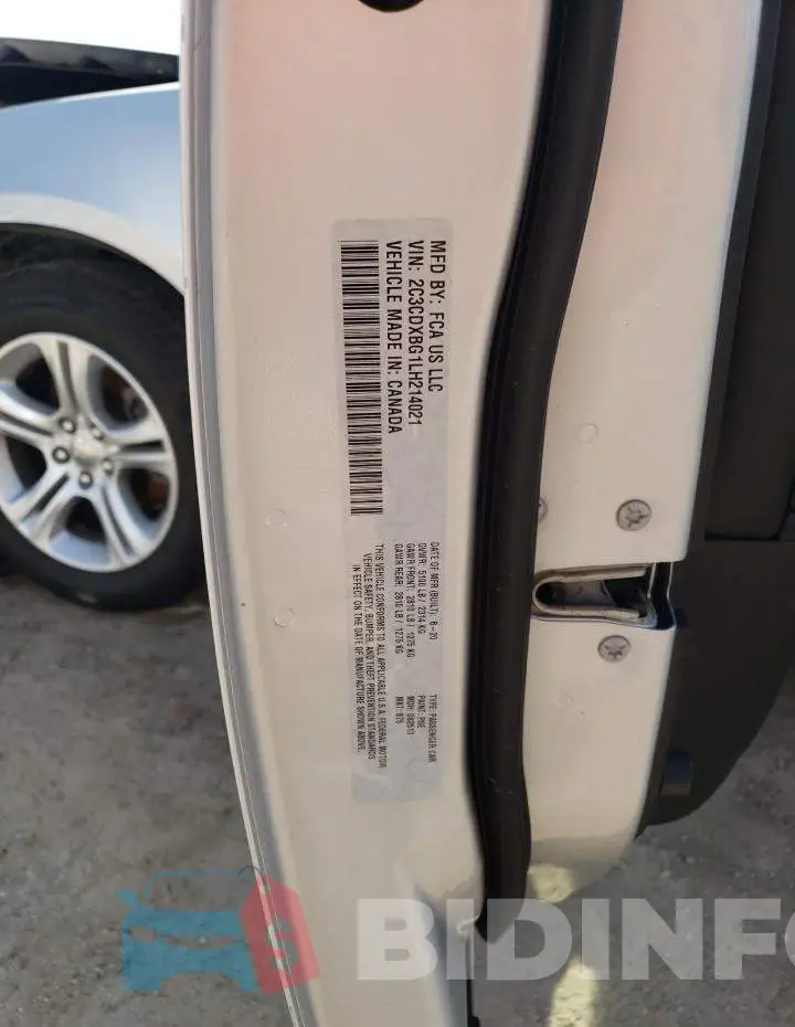 2C3CDXBG1LH214021 Photo# 12