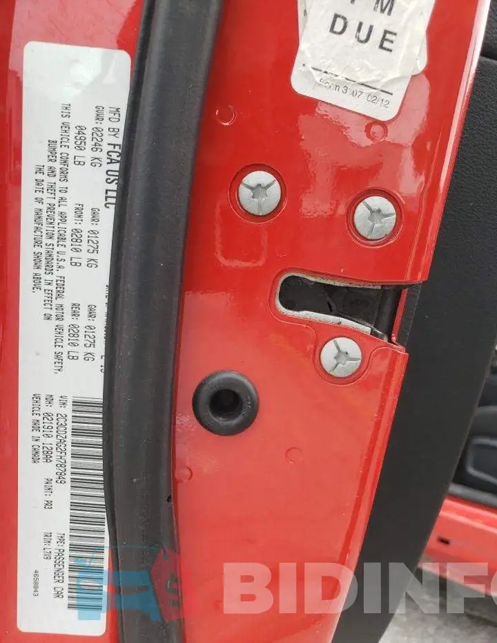 2C3CDZAG2FH787849 Photo# 13