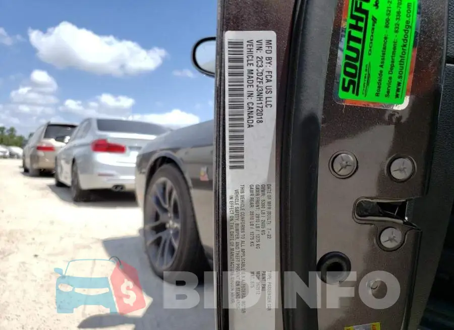 2C3CDZFJ3NH172018 Photo# 12