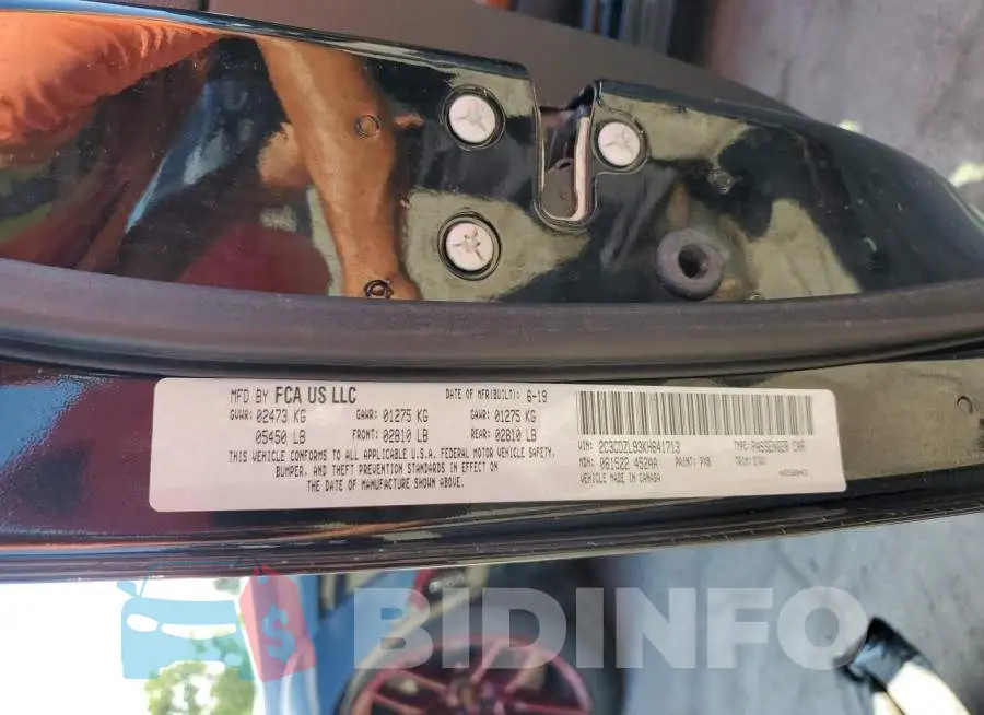 2C3CDZL93KH641713 Photo# 12