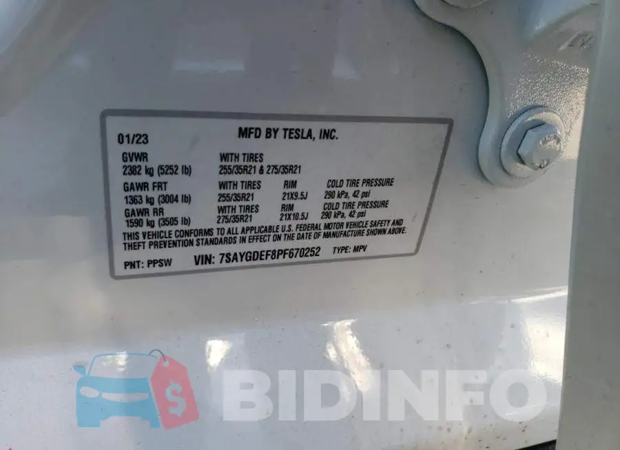7SAYGDEF8PF670252 Photo# 12