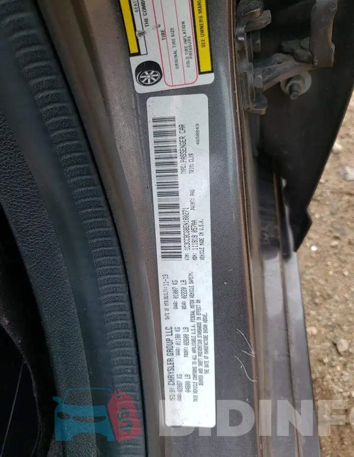 1C3CCBCG8EN180271 Photo# 12
