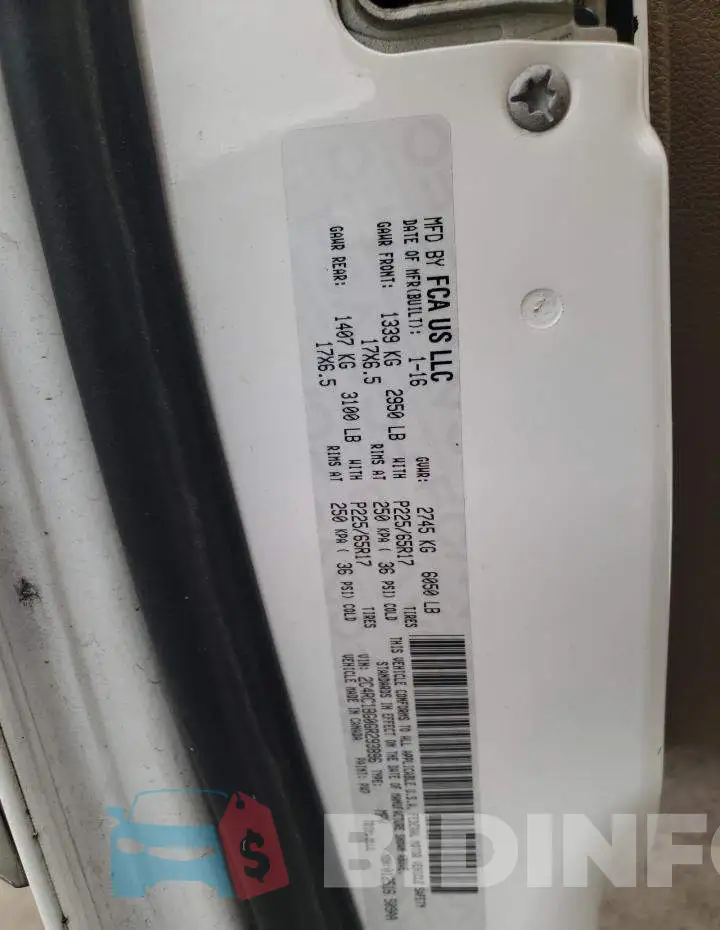 2C4RC1BG0GR293896 Photo# 13