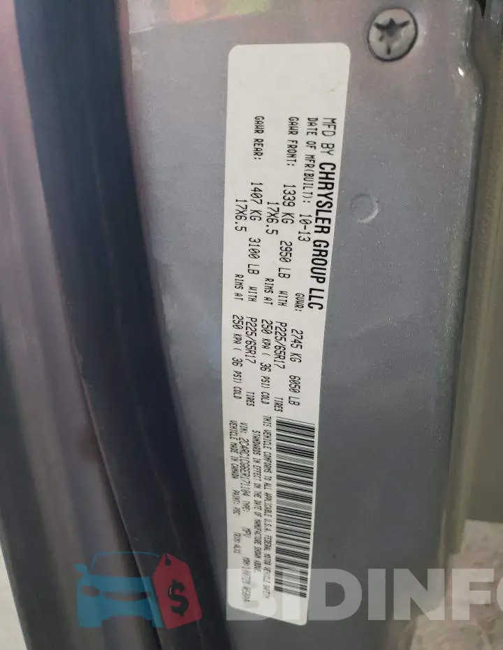 2C4RC1CG6ER171104 Photo# 13