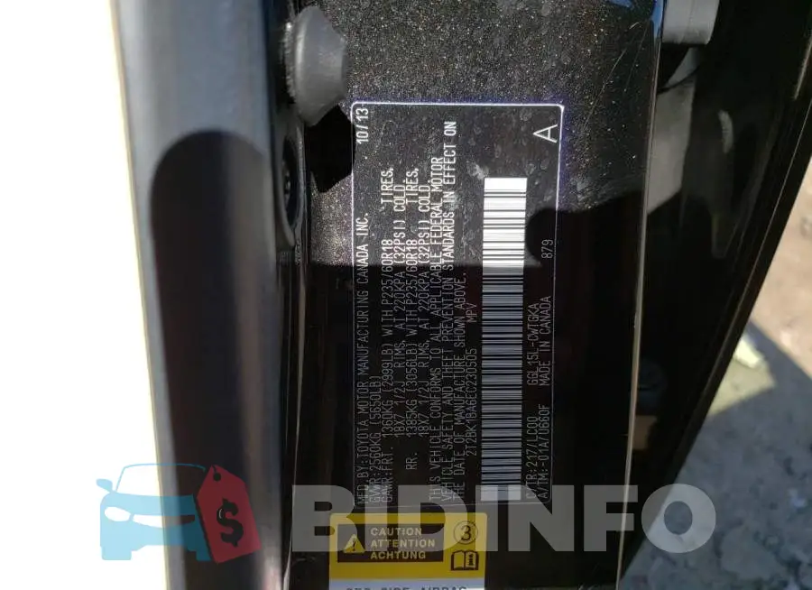 2T2BK1BA6EC230505 Photo# 12