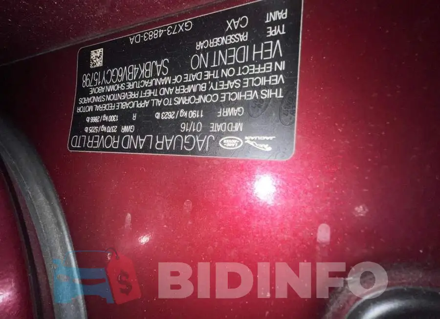 SAJBK4BV6GCY15798 Photo# 10