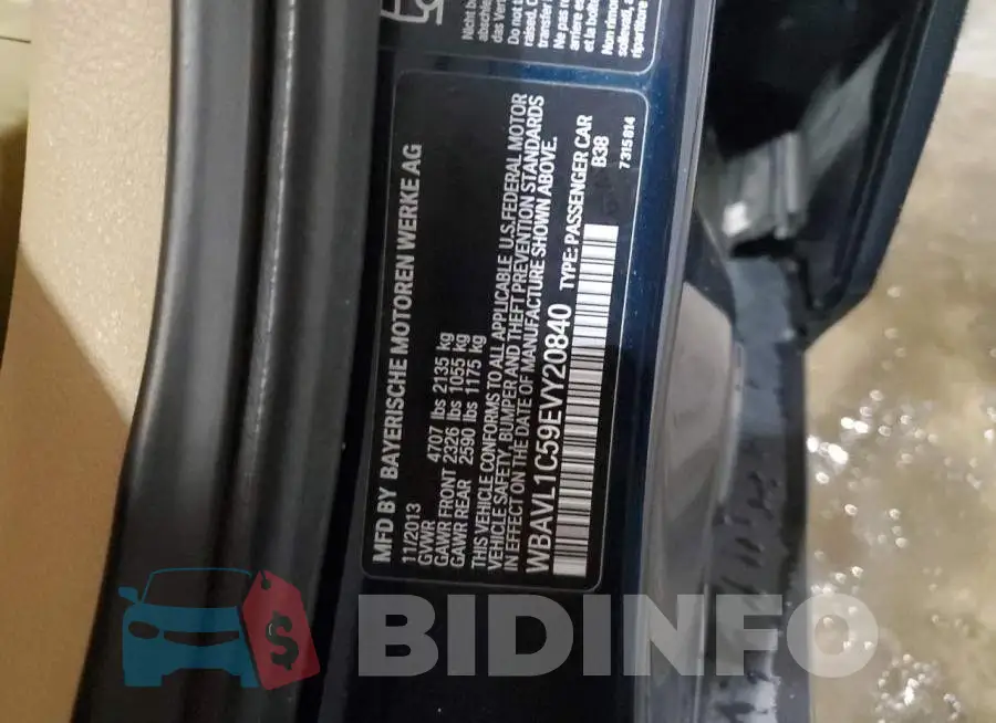 WBAVL1C59EVY20840 Photo# 13