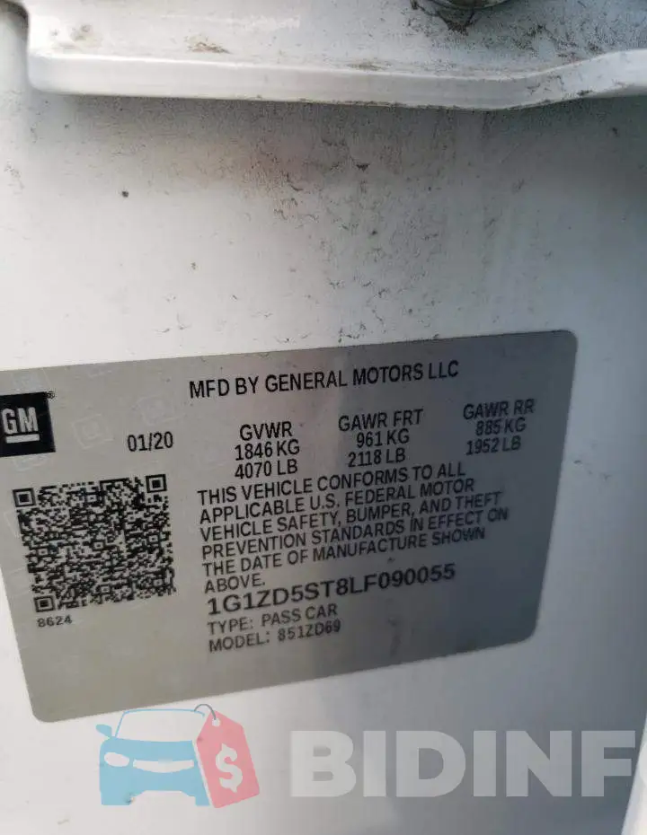 1G1ZD5ST8LF090055 Photo# 12