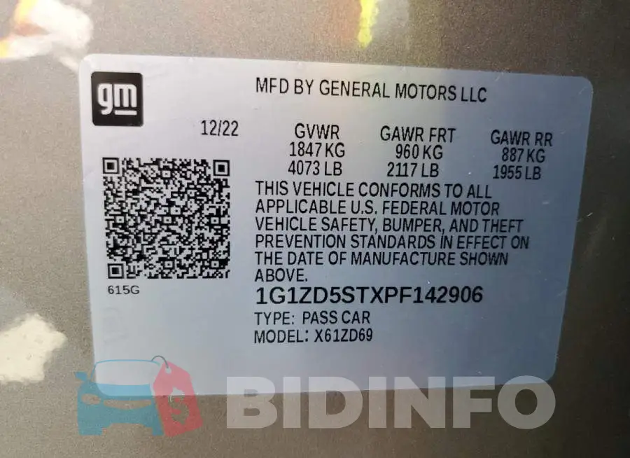 1G1ZD5STXPF142906 Photo# 12
