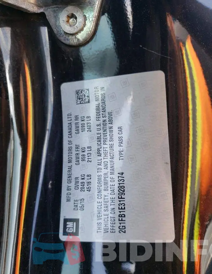 2G1FB1E31F9281374 Photo# 12