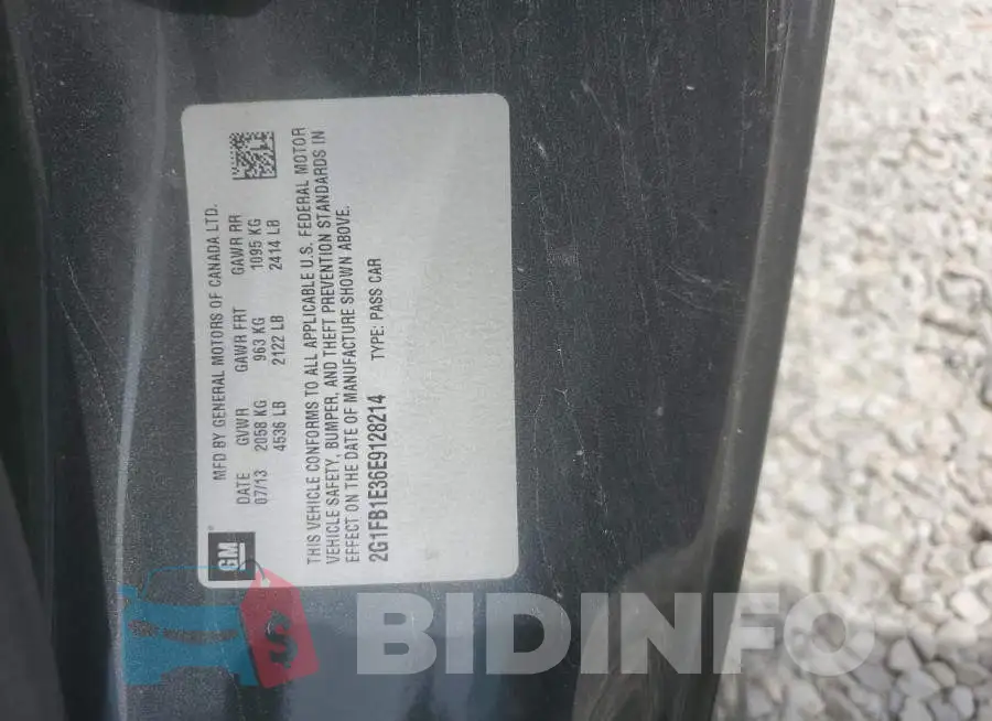 2G1FB1E36E9128214 Photo# 13