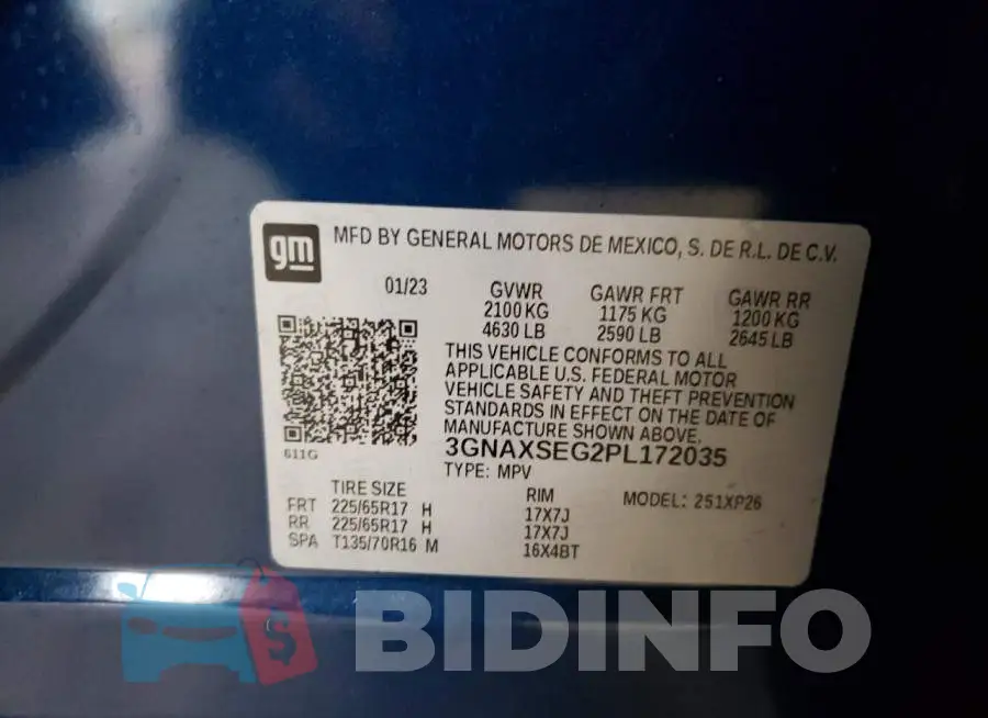 3GNAXSEG2PL172035 Photo# 13