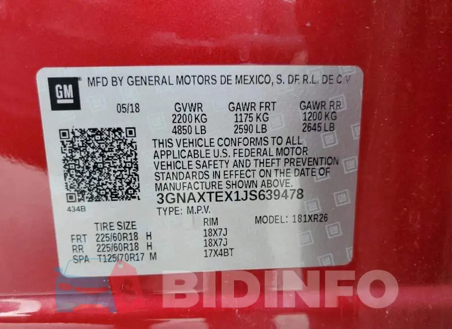 3GNAXTEX1JS639478 Photo# 14