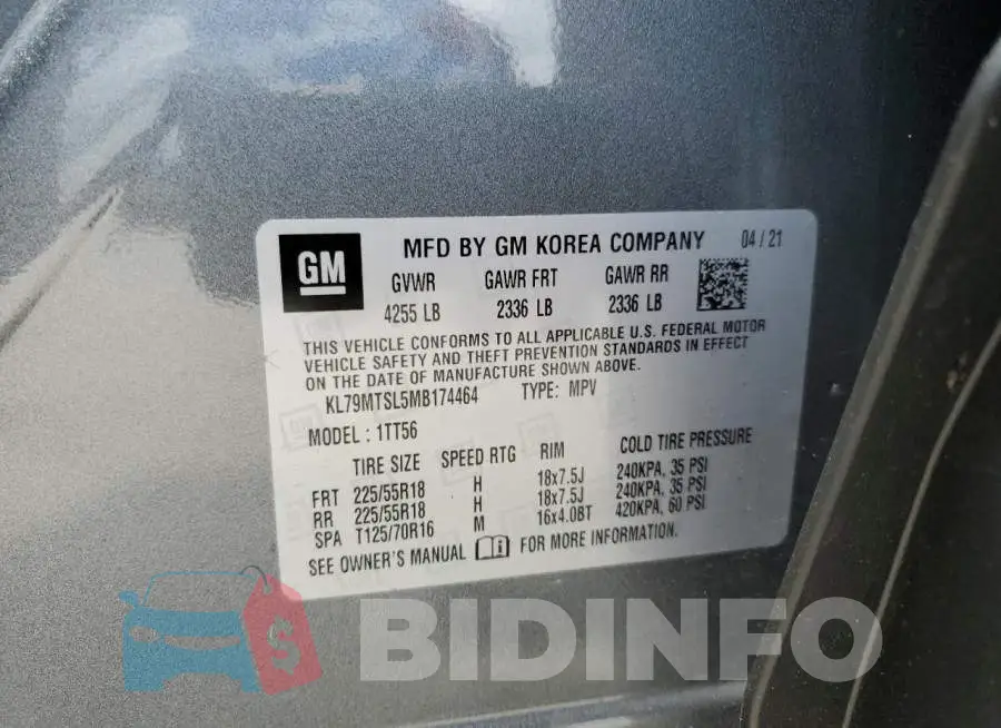 KL79MTSL5MB174464 Photo# 12