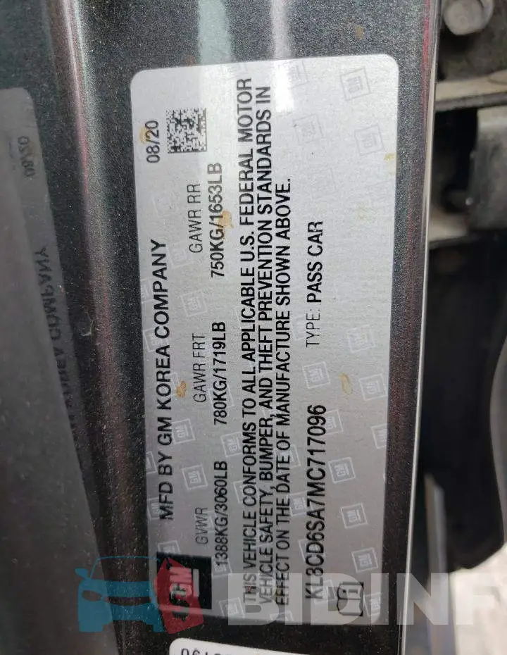 KL8CD6SA7MC717096 Photo# 12