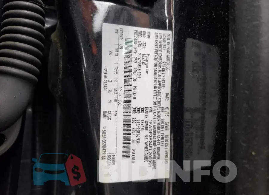 1FADP3F24FL209391 Photo# 12