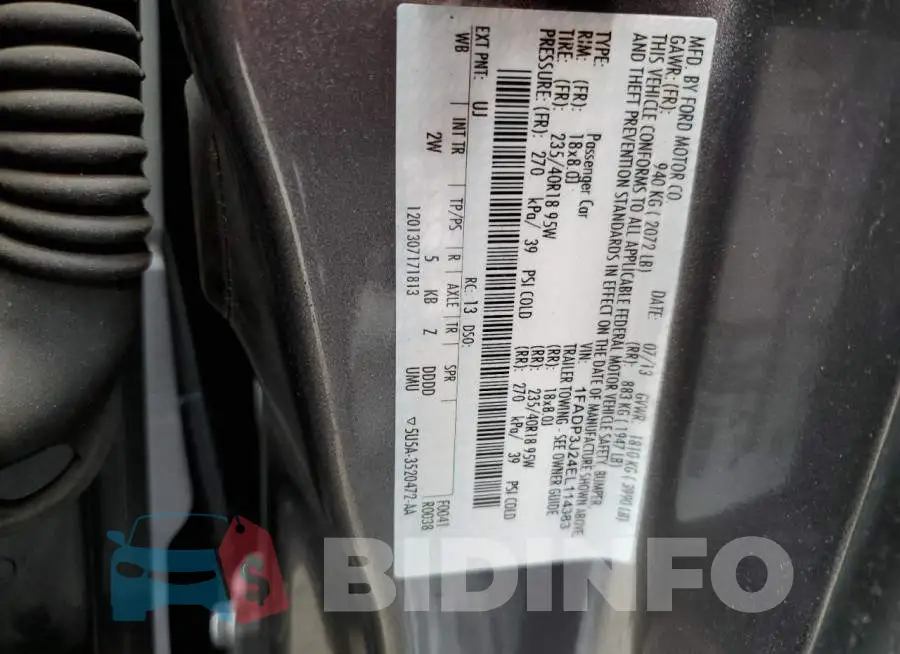 1FADP3J24EL114383 Photo# 12