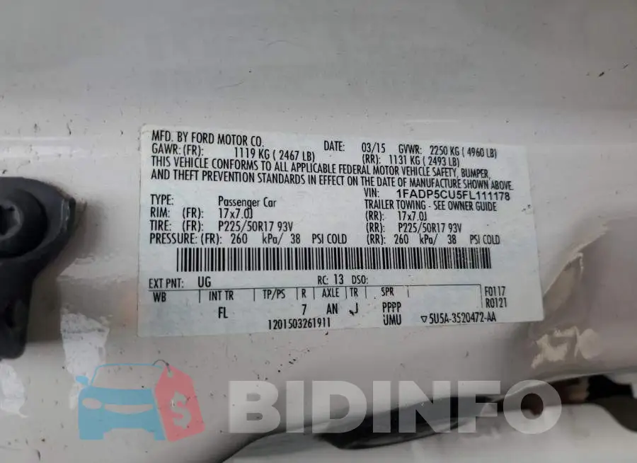 1FADP5CU5FL111178 Photo# 12