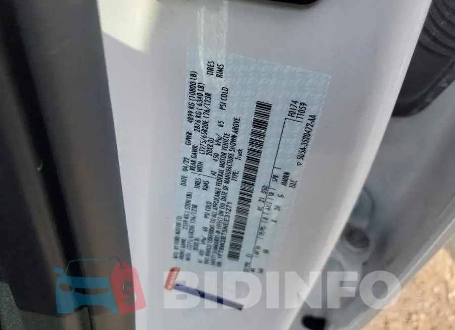 1FT8W2BT5NEE31271 Photo# 12