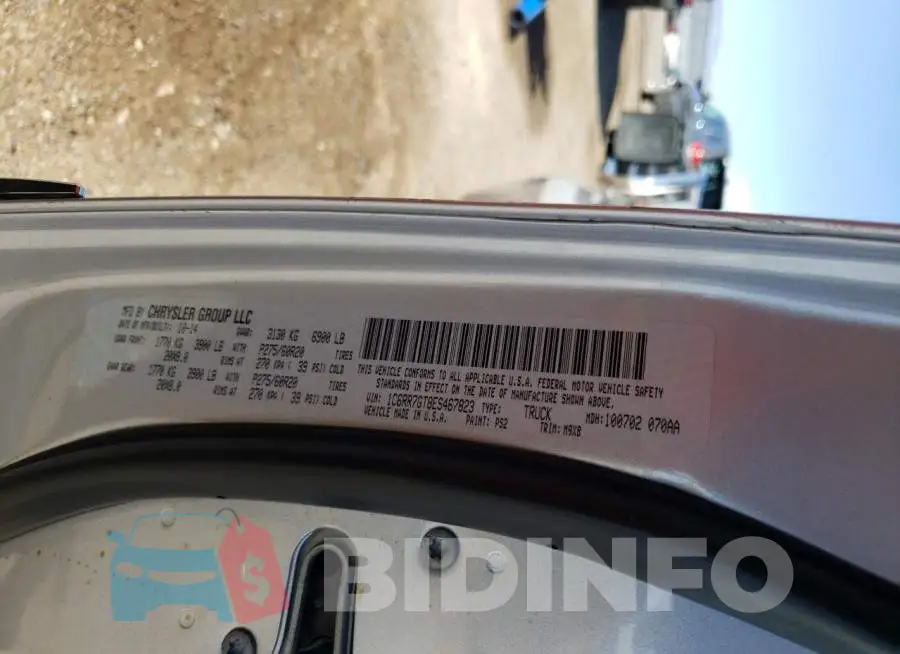 1C6RR7GT8ES467823 Photo# 13