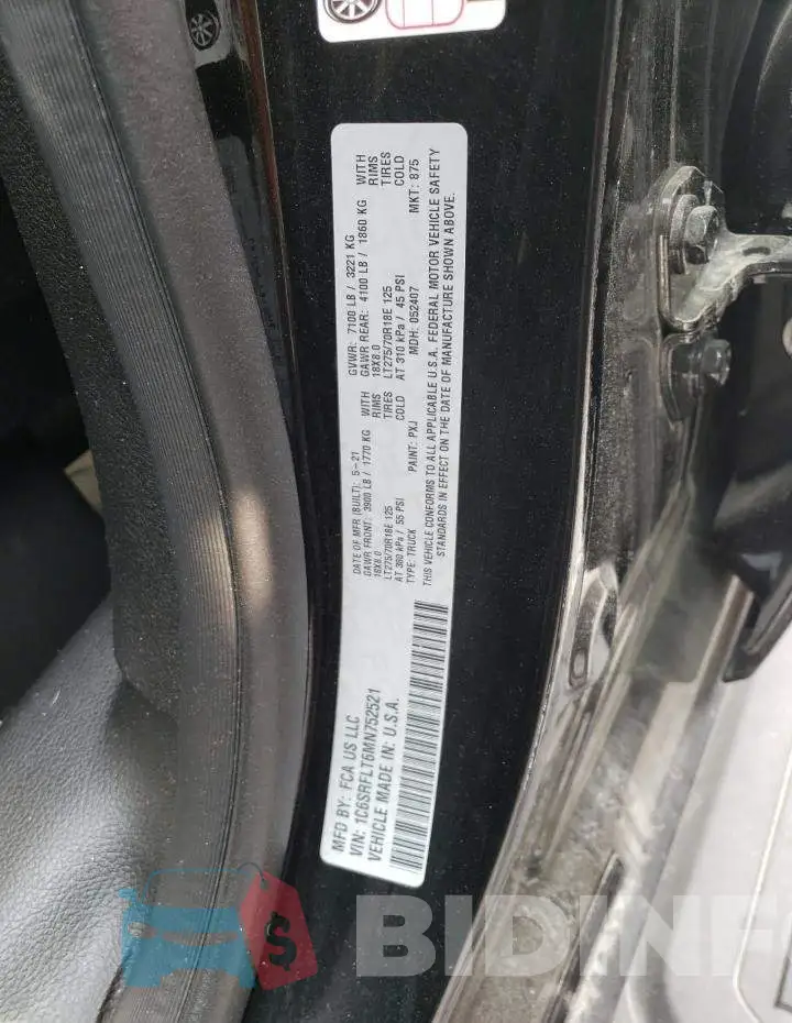 1C6SRFLT6MN752521 Photo# 12