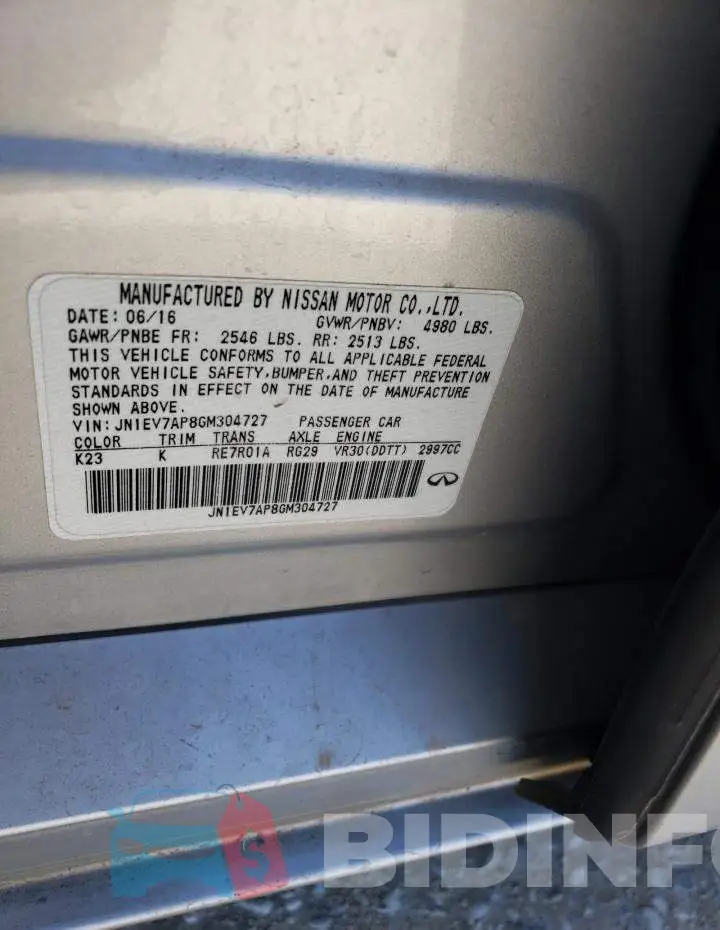 JN1EV7AP8GM304727 Photo# 12