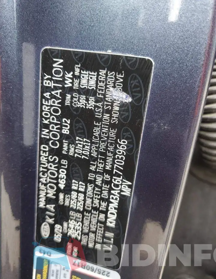KNDPM3AC6L7703966 Photo# 12