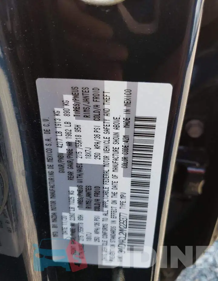3MVDMACL2MM229377 Photo# 14