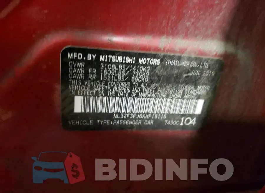 ML32F3FJ6KHF18116 Photo# 12