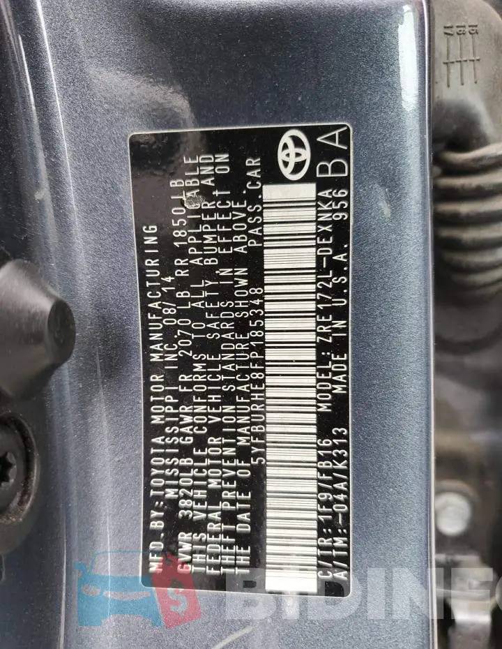 5YFBURHE8FP185348 Photo# 12