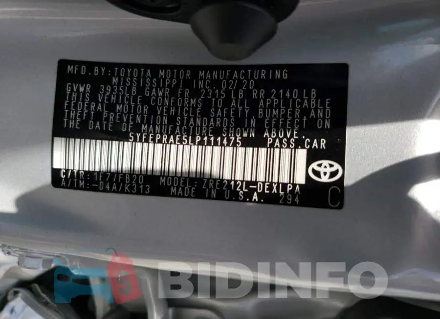 5YFEPRAE5LP111475 Photo# 12