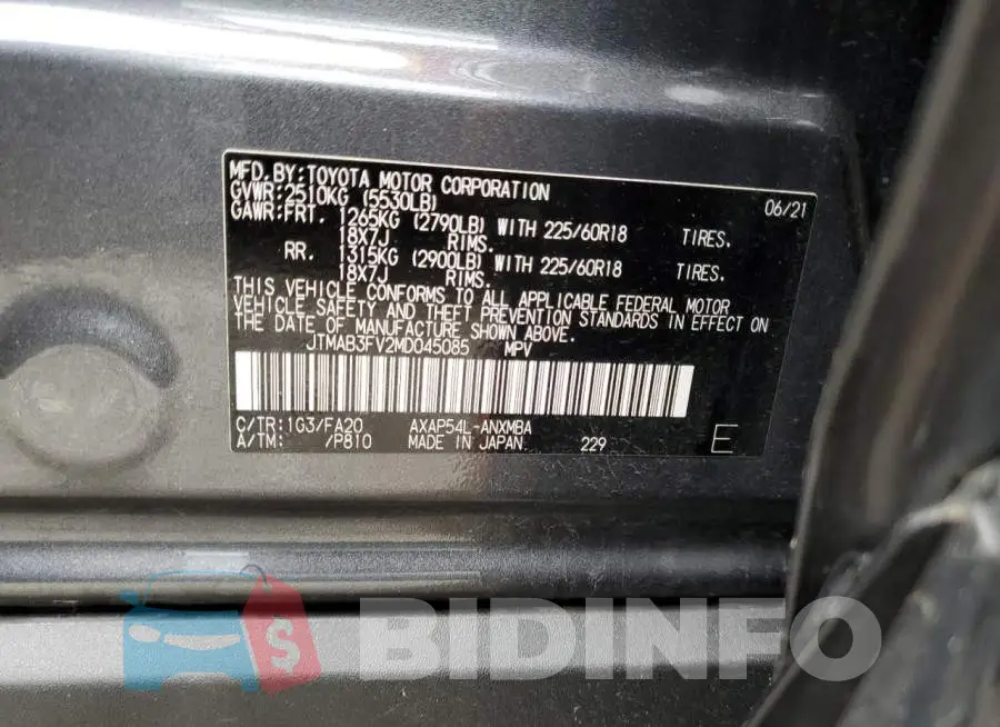 JTMAB3FV2MD045085 Photo# 12