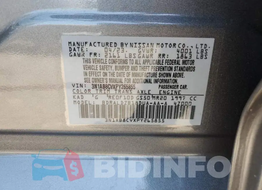 3N1AB8CVXPY265855 Photo# 13
