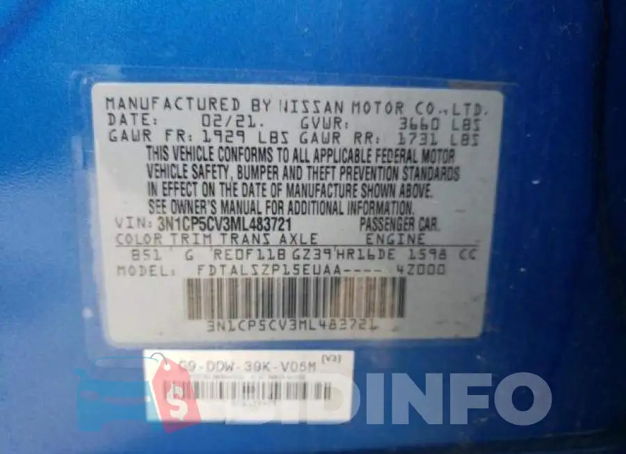 3N1CP5CV3ML483721 Photo# 12