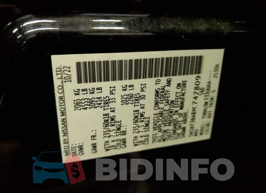 5N1BT3BA8PC747809 Photo# 13