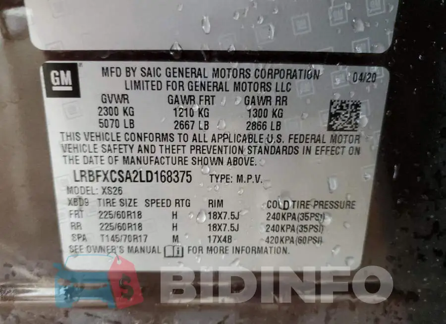 LRBFXCSA2LD168375 Photo# 13