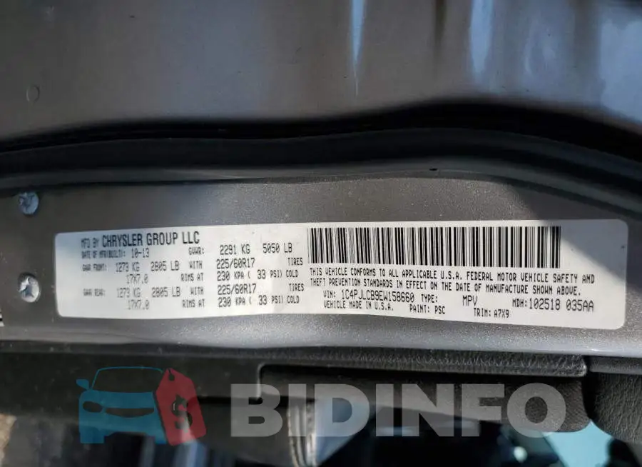 1C4PJLCB9EW158660 Photo# 13