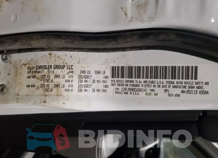 1C4PJMAB9EW303141 Photo# 12