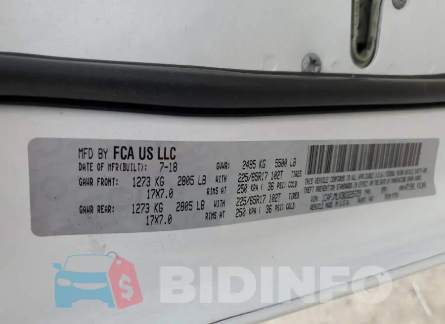 1C4PJMLX3KD225729 Photo# 13
