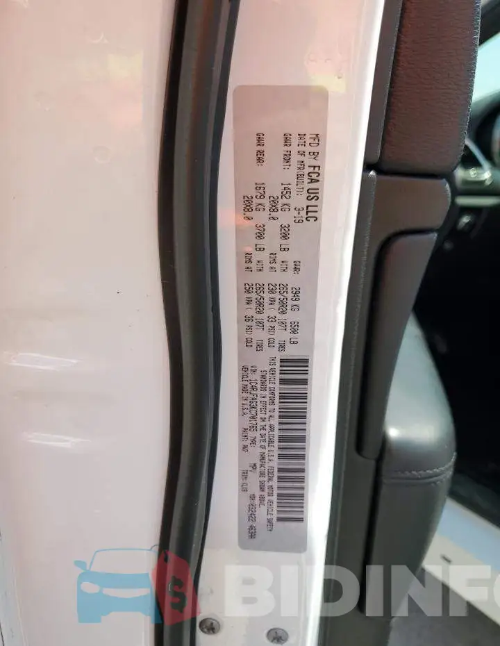 1C4RJFAG3KC701765 Photo# 13