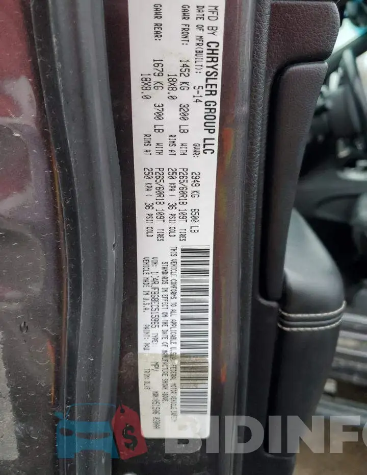 1C4RJFBG8EC515965 Photo# 13