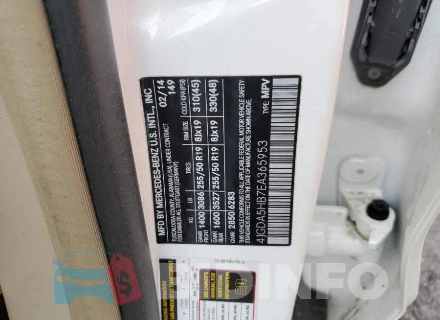 4JGDA5HB7EA365953 Photo# 13