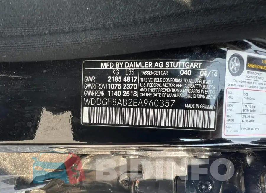 WDDGF8AB2EA960357 Photo# 10