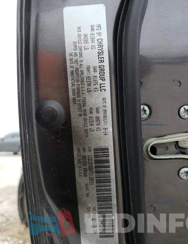 1C3CDFBBXFD128531 Photo# 12