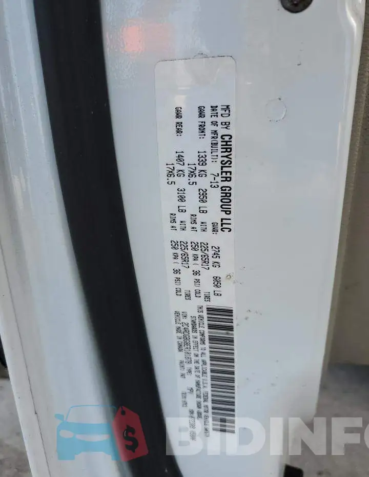 2C4RDGBG8ER101878 Photo# 14