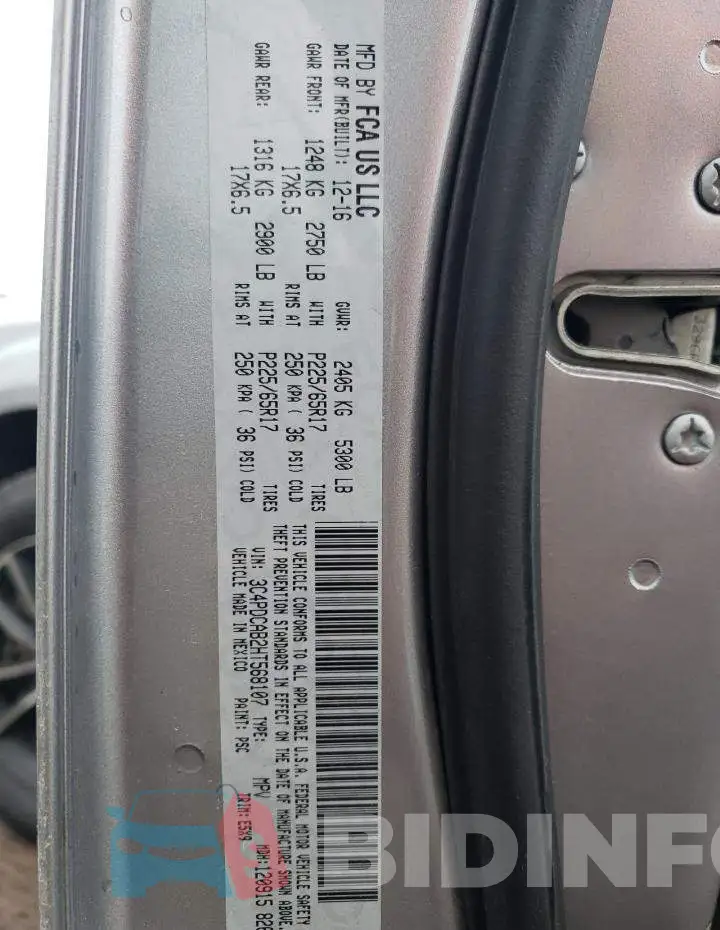 3C4PDCAB2HT568107 Photo# 12