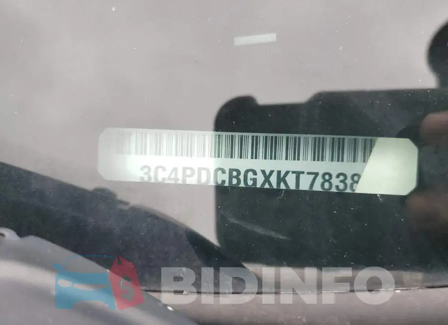 3C4PDCBGXKT783817 Photo# 12