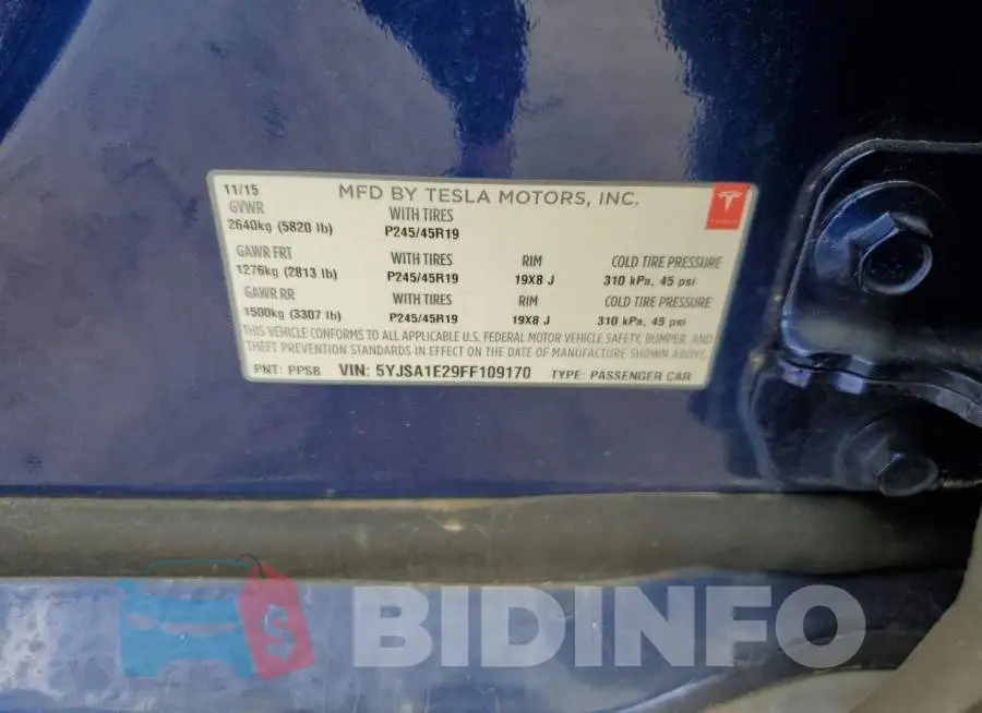 5YJSA1E29FF109170 Photo# 12