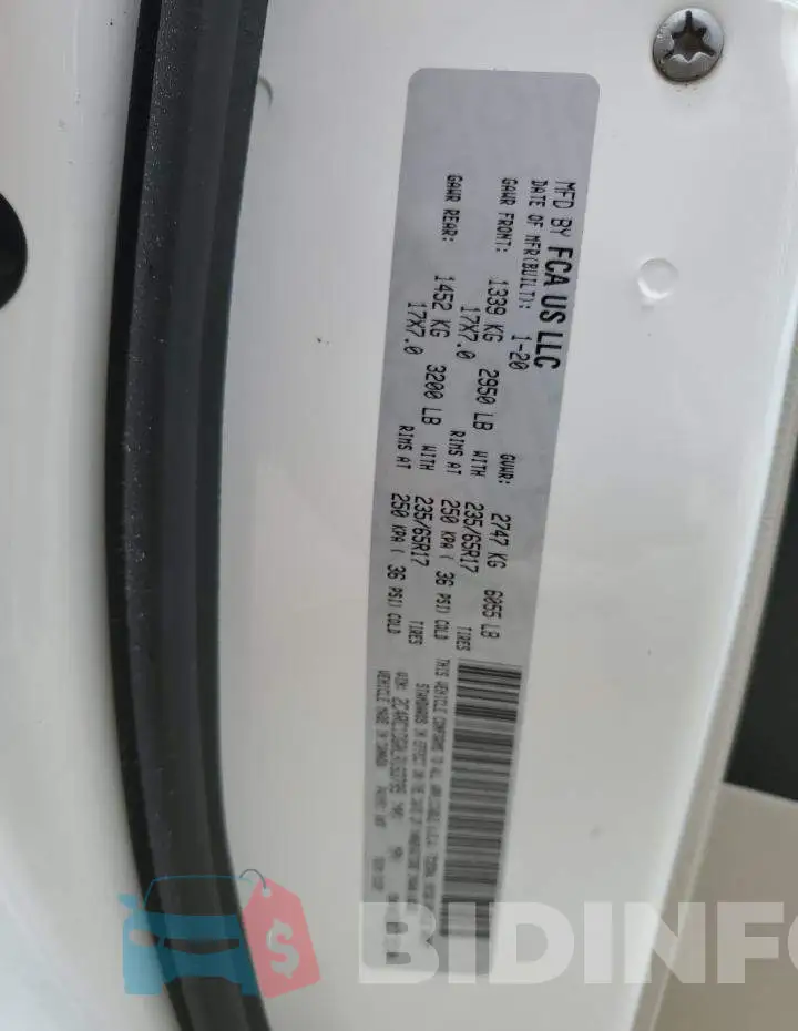 2C4RC1DG0LR163785 Photo# 14