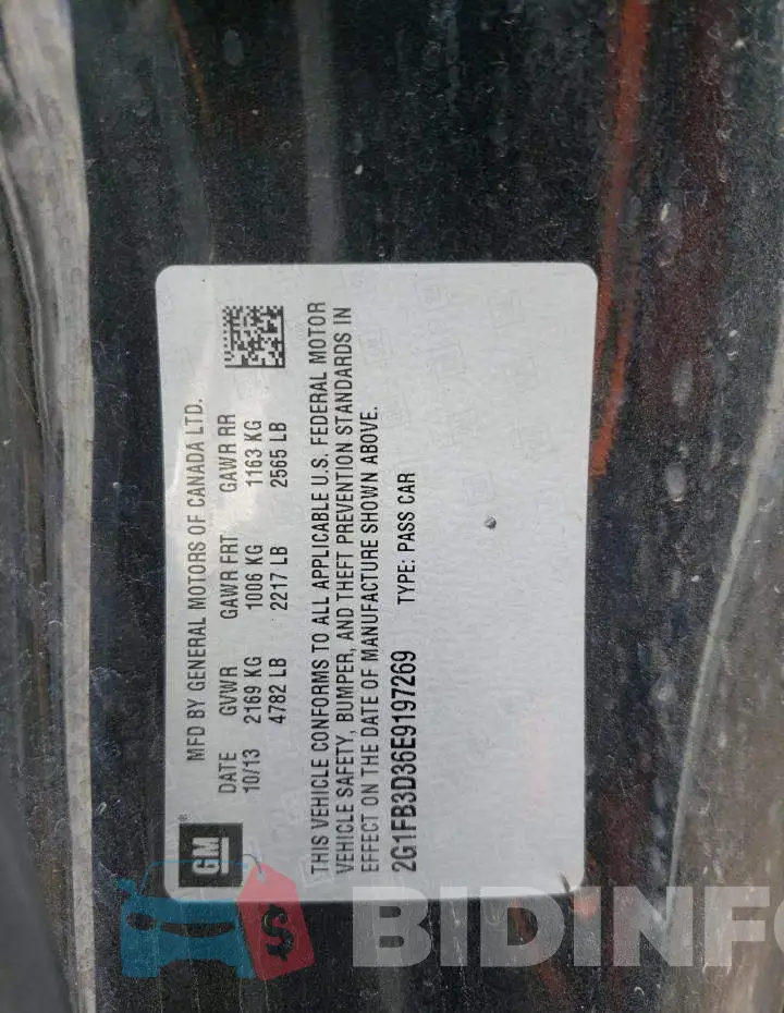 2G1FB3D36E9197269 Photo# 12